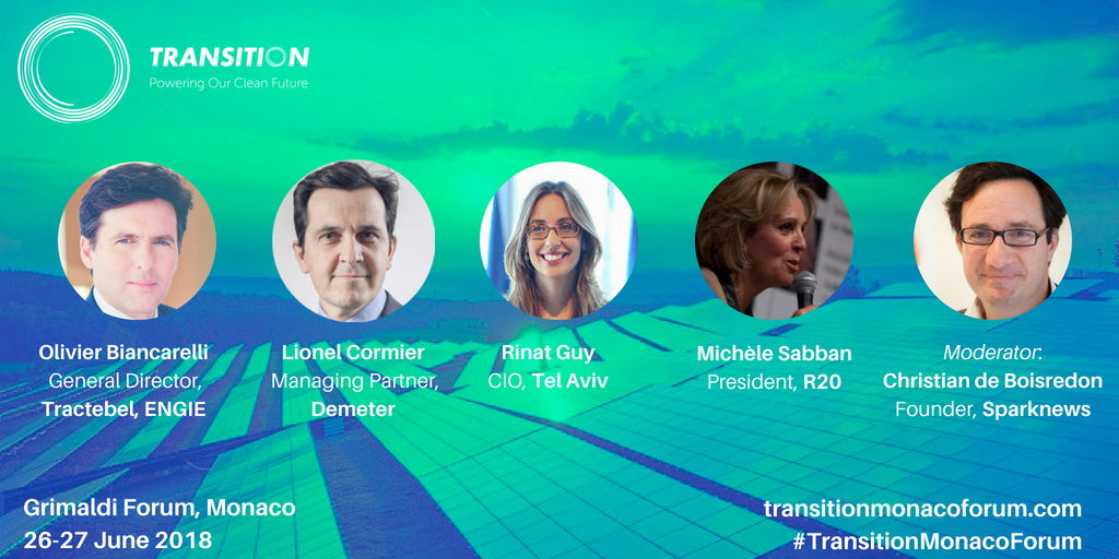 TransitionForum's tweet photo. Up now @ the #TransitionMonaco: Defining the 21st century #metropolis with:
Olivier Biancarelli of @ENGIEgroup
@LionelCormier of @Demeter_im
Rinat Guy of @TelAviv
@Michele_SABBAN of @R20Paris
@CdeBoisredon of @Sparknews
▶️ https://t.co/4XbBXIsTjW #climatechange #cleanfuture https://t.co/vI2voVAAKl