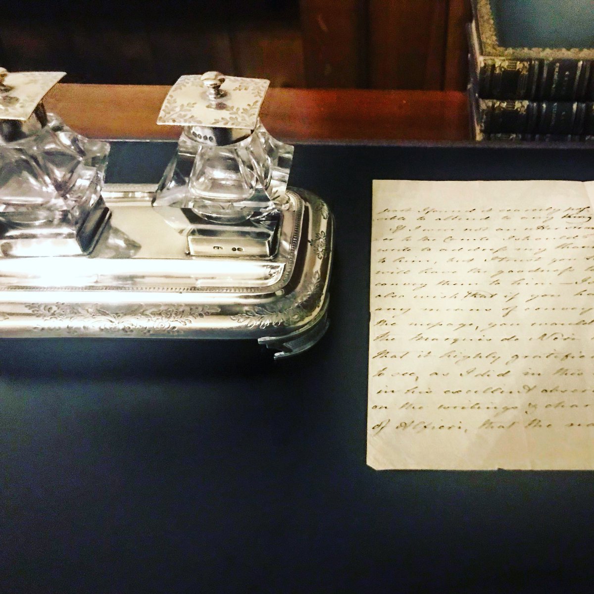 Happy #NationalWritingDay! May Maria Edgeworth’s inkstand and handwritten letter inspire you to reach your writing goals!