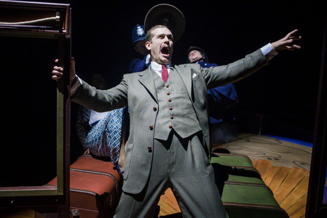 thesjt's tweet photo. Tonight’s performance of #The39Steps is sponsored by the Rotary Club of Scarborough Cavaliers @rotarycavaliers and is a fundraiser for St Catherine’s Hospice @saintcathsuk - a great night out for a good cause! https://t.co/YQ3FvigUnt https://t.co/kwtMgbhBPY