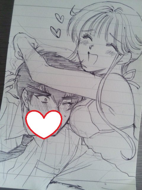 一発描きは無理があった昼間のらくがき 