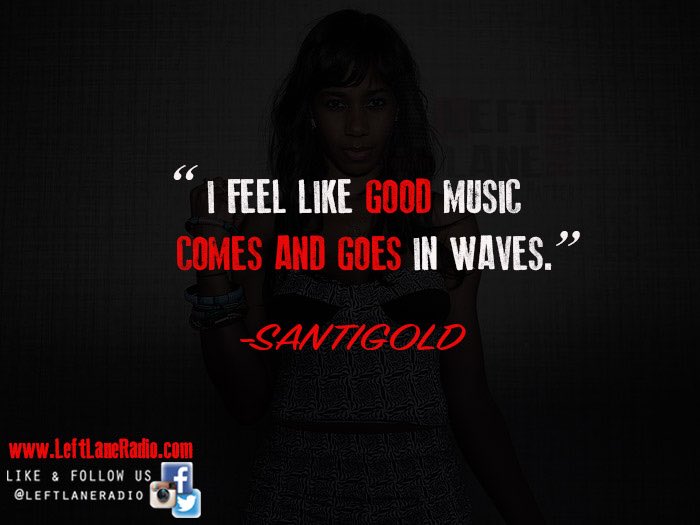 LeftLaneRadio's tweet image. Left Lane Radio Music Quote Of The Day! Courtesy Of @Santigold #MusicStillMatter #LeftLaneRadio