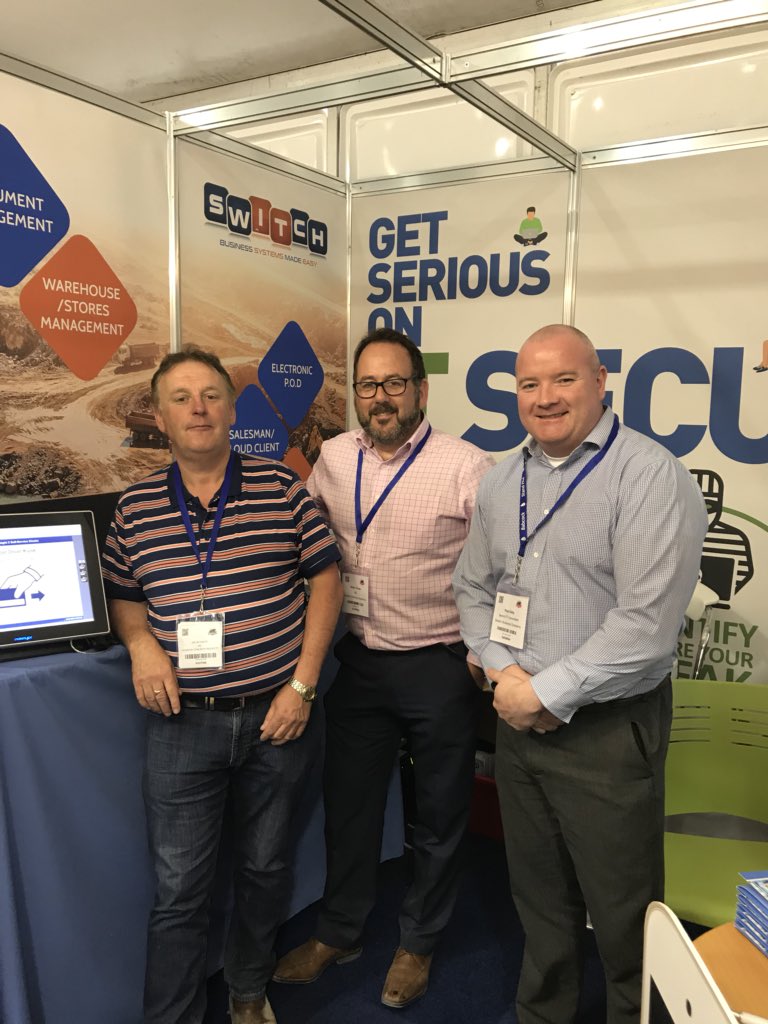 Switch_Systems's tweet image. Great to catch up with current customers at #Hillhead18 @McGrathQuarries - we’re at stand RB32- why not stop by and see our latest document management system on display #erp @hillheadshow
