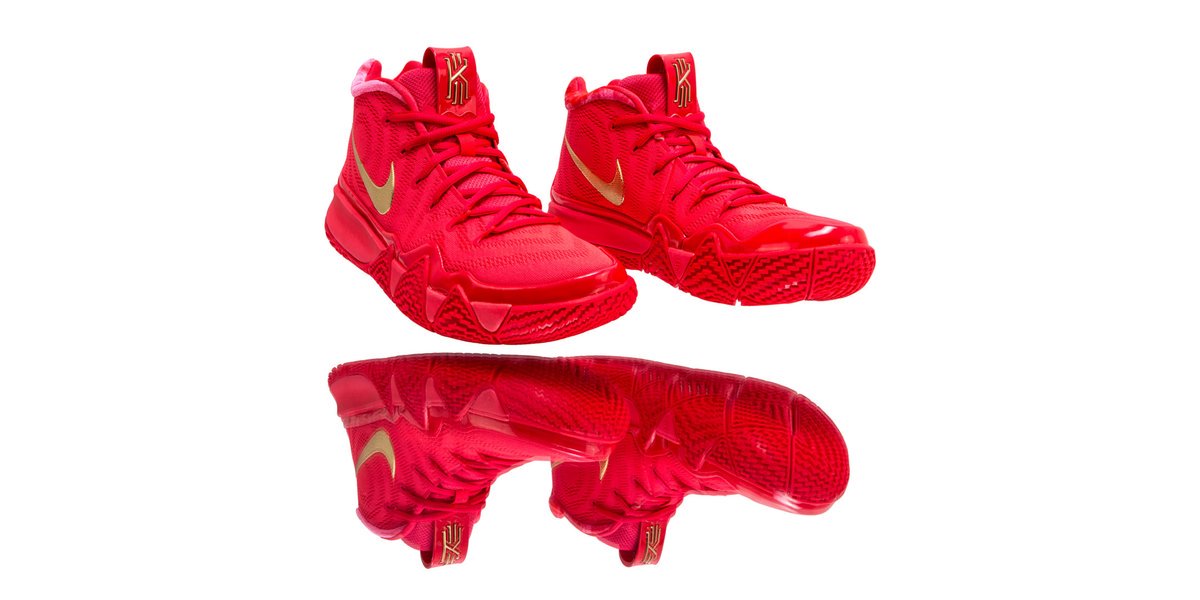kyrie 4 red carpet footlocker