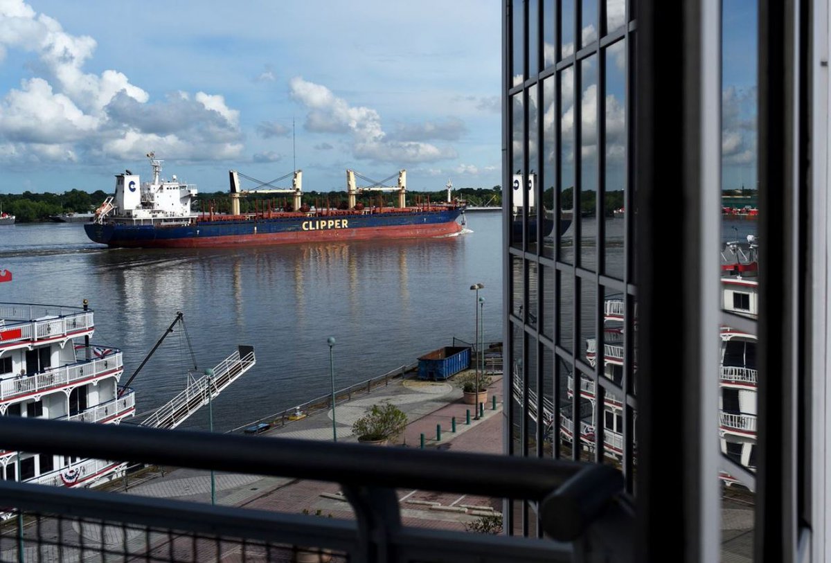 To find out how a trade war would hit the U.S., I went to Louisiana. It would be the most exposed state and it happens to support President Trump:  bloom.bg/2Mt0J9A