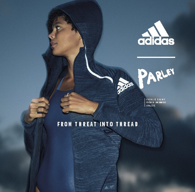 DWSports on Twitter: "A soft knit hoodie made using yarn spun from plastic that's from shore before it reaches our oceans. Magic! Shop Now! ADIDAS WOMENS ZNE PARLEY PANTS https://t.co/uTeZJ2pEKv