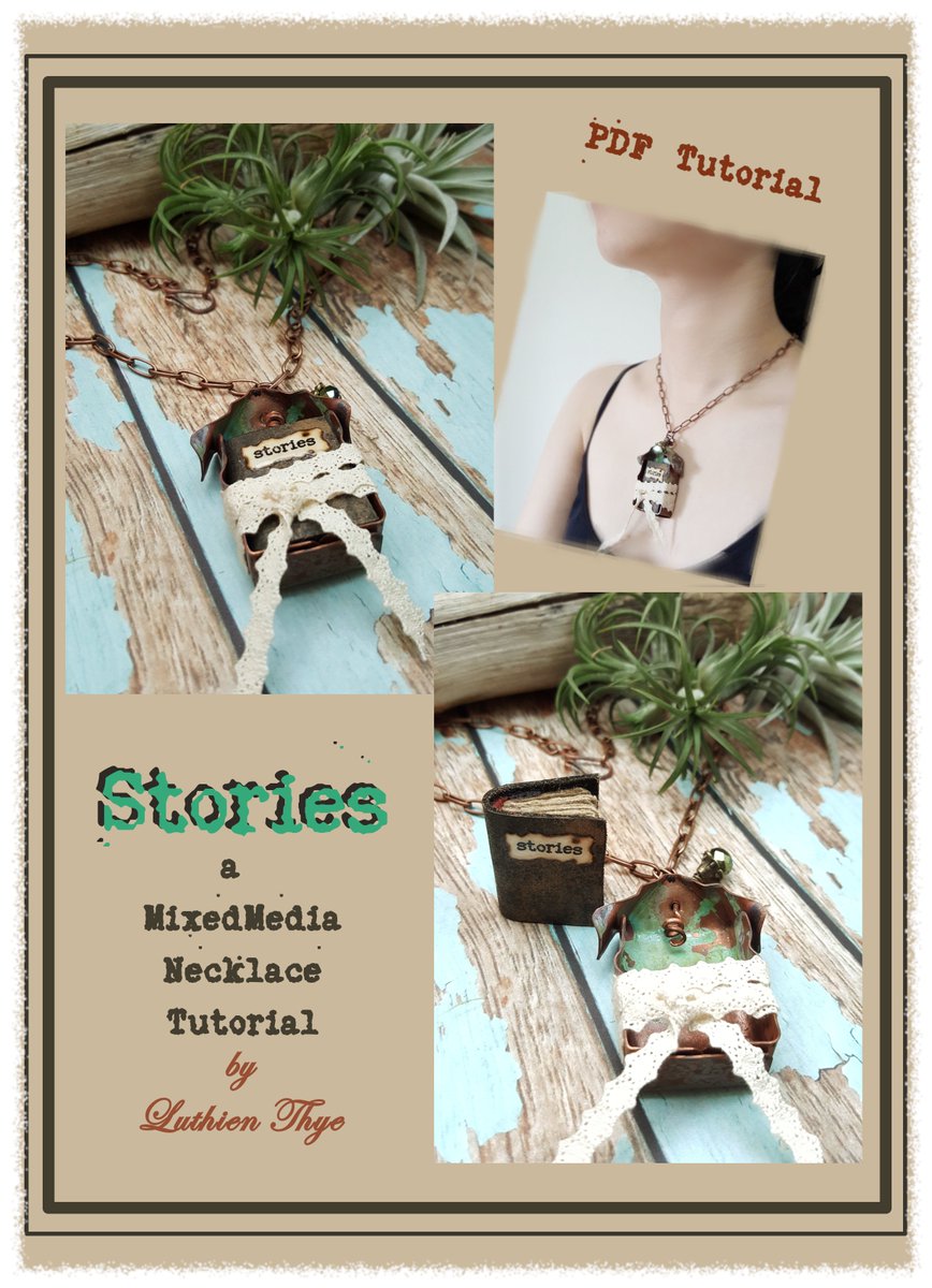 luthienthye's tweet photo. So happy to share my first #PDFtutorial after a long time!
Over 150 images to guide you from start to finish. Please visit my shop https://t.co/IbNgJkVrlX 
#tutorial #mixedmedia #jewelry #minibooks #metalwork #luthienthye https://t.co/WDhAu3r2Ts