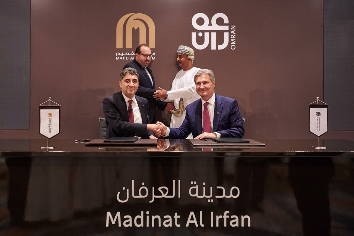 Celebrating #GreatMoments in #Oman as we announce our strategic partnership with <a href="/OmranGroupOm/">OMRAN Group</a> to develop #MadinatAlIrfan, the new downtown area for #Muscat. <a href="/MajidAlFuttaim/">Majid Al Futtaim</a>