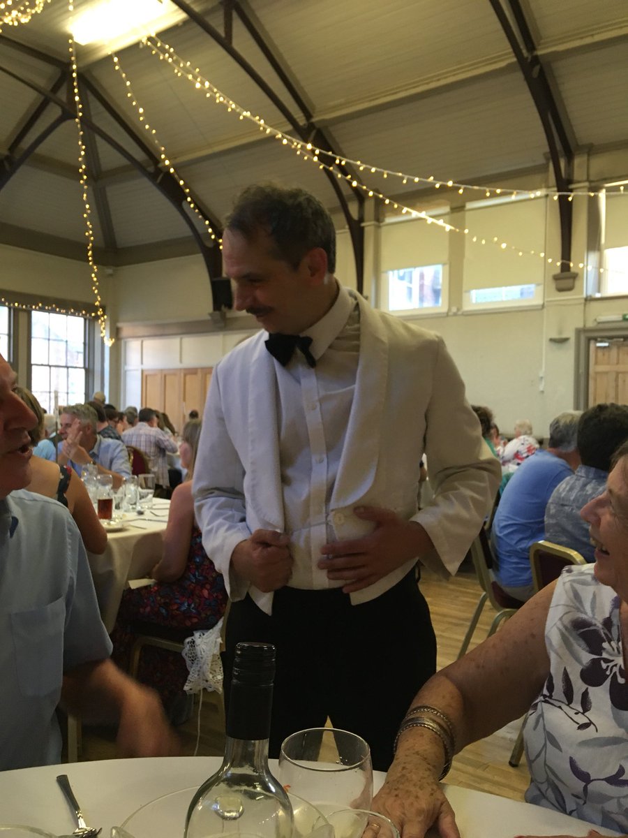 Amazing Fawlty Towers evening last night organised by @DiscoverOakham at the Victoria Hall #selloutsuccess