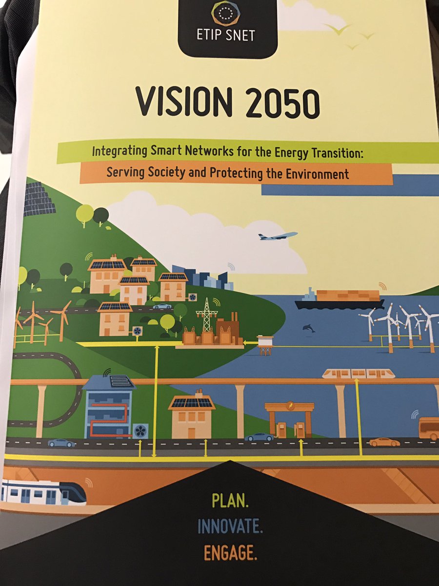 @ETIPSNET @Energy4Europe @EDSO_eu @ENTSO_E & all #Stakeholders proud to launch a #Vision2050 for the #EnergySector 👌