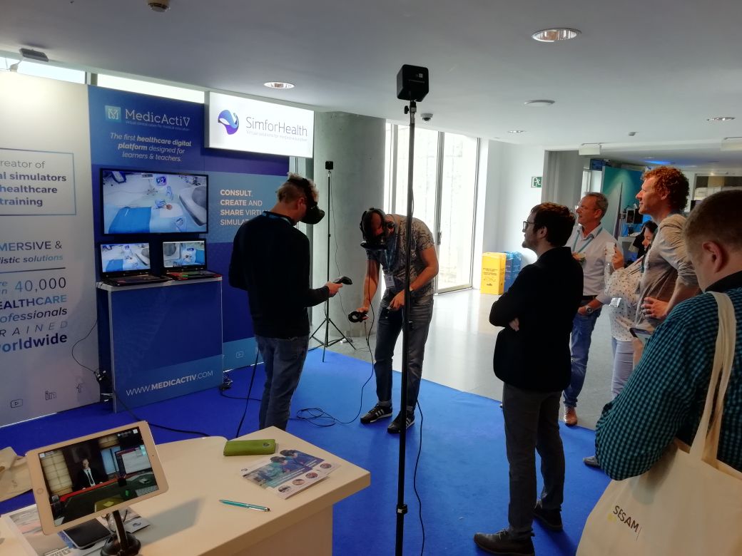 #SESAM18| How to make #MedicalEducation more efficient than ever in a simulation center? How to improve it as much as possible for a better care of patients without any risk? Discover the next generation simulation center. See you on our booth EX5 ! youtube.com/watch?v=Px5_i9… #VR
