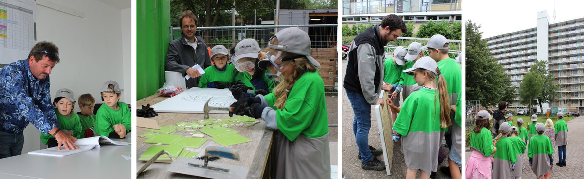 Jong geleerd is oud gedaan! Klas 3 van de Vrije School Zaanstreek uit Zaandam bezochten vandaag ons project Mercuriusweg van <a href="/Intermaris/">Intermaris</a> ! Daar kregen ze uitleg over het project en maakten ze kennis met nieuwe materialen. Zien we jullie over een jaar of 10 terug op de bouw?