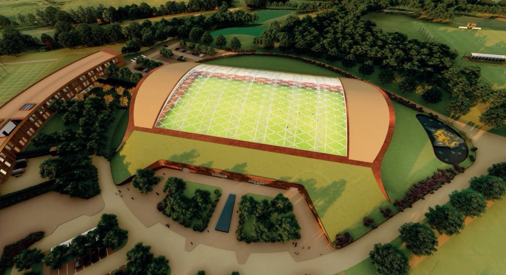 FIRST4LCFC's tweet image. We are Leicester City, and the future looks incredible. 

✅ 14 pitches 

✅ Ultra-modern indoor pitch 

✅ Nine-hole golf course 

✅ One UNREAL training complex 

#LCFC 🦊