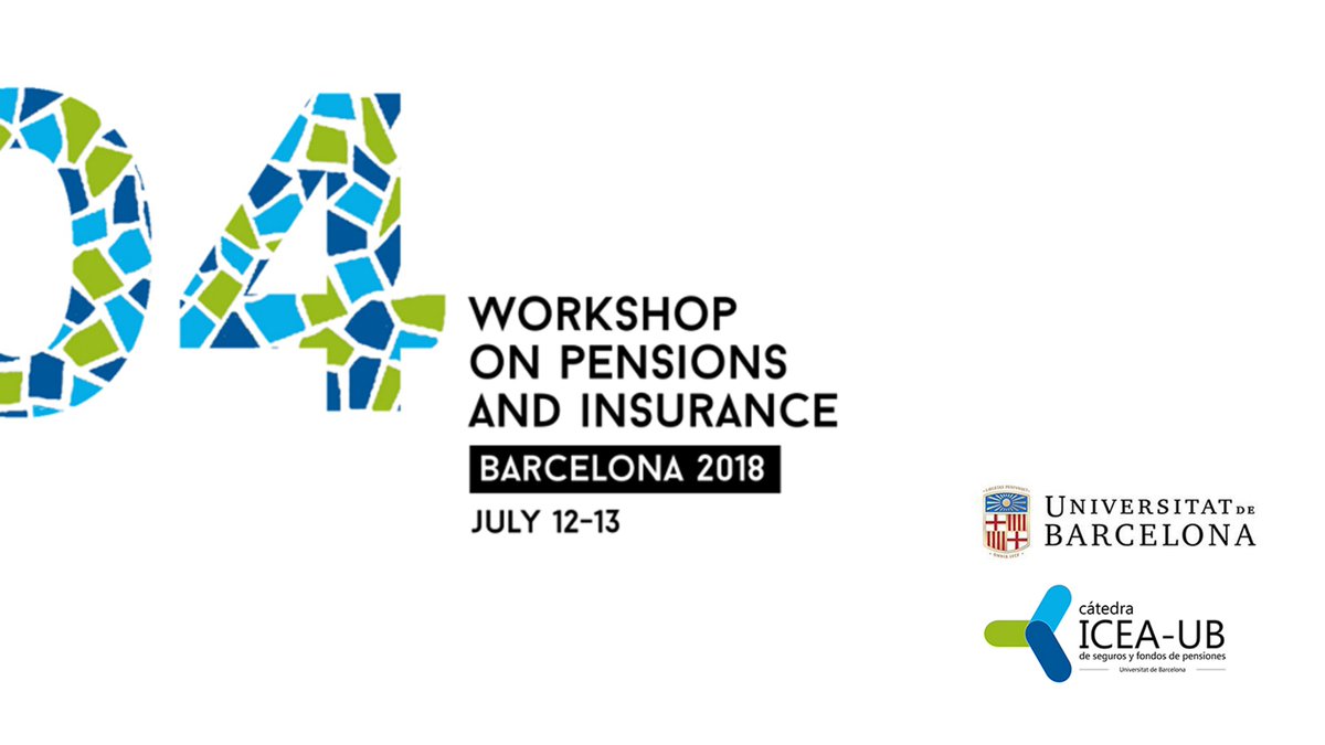 ubfacecoiempres's tweet photo. El dia 12 de juliol, dins del IV Workshop on #Pensions and #Insurance de la càtedra ICEA-UB, tindrà lloc la jornada «Especial Pensions» sobre la situació actual del sistema de previsió social complementària a la petita i mitjana empresa a Espanya.

ℹ️ https://t.co/TSthGBVwaz https://t.co/oYd7zfWxbQ