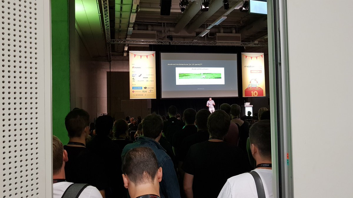 simonpercic's tweet photo. A very popular talk by @VasiliyZukanov about #AndroidDev app architecture at #DCBERLIN18 https://t.co/ZdAxSpkbKn