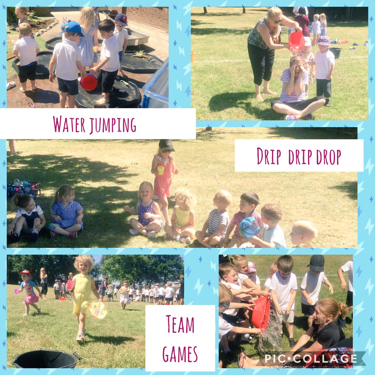 We loved 'Wet Wednesday' in Nursery today and a big thank you to Reception for a brilliant afternoon of water games. #NationalSchoolSportsWeek @barntonminis @BarntonMrsWills @Barntonhead @BarntonMrsL