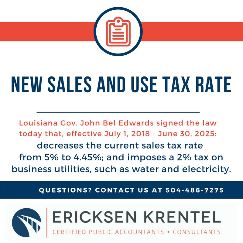 Louisiana Tax Chart