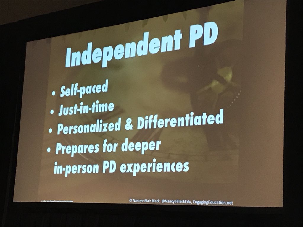 RyAnnLilAmp's tweet photo. @NancyeBlackEdu #ISTE2018 #flippd thanks for the inspiration! Letโs lead by example. If we expect our teachers to differentiate instruction we as leads most model this! @aurorak12 letโs Flip our staff PDโs! https://t.co/1EWALTWZLW