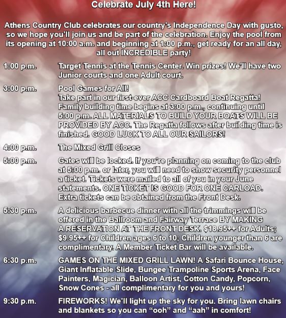 Athens Country Club tweet media