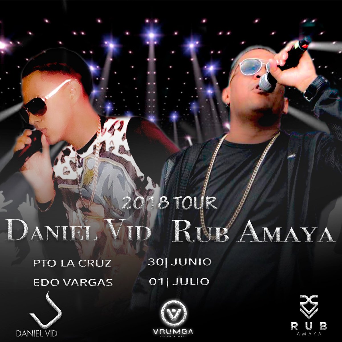 vrumbapro's tweet photo. Este fin de semana disfrutaremos de la presentación de @danielvidmusic y @rubamayapro en su Primer Tour, que será en Pto la Cruz y Edo. Vargas.
No te lo pierdas, te esperamos!!
•
•
•
•
#Tour2018 #DanielVid #RubAmaya #Music #TourMusical #Cantantes #VRumba https://t.co/hxbhnlxU8u