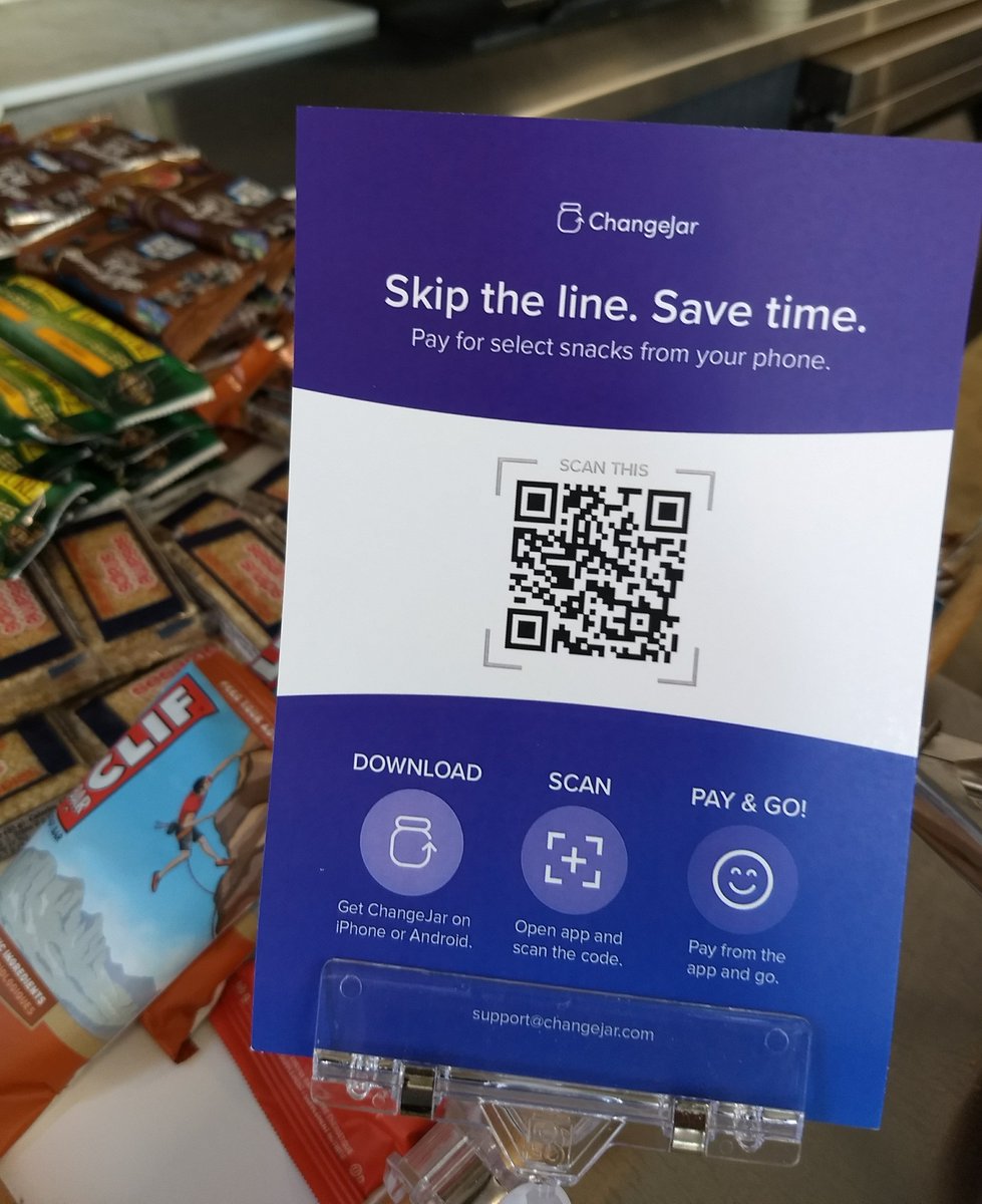 #Retail Food &amp; beverage retailers in #Canada can now offer the same "skip the line" convenience loved by millions in Asia. Don't let another customer walk away in frustration. Sign up for free trial of Scan &amp; Go from <a href="/ChangeJarMobile/">ChangeJar</a>. Visit: m.changejar.com/2IuZeFl