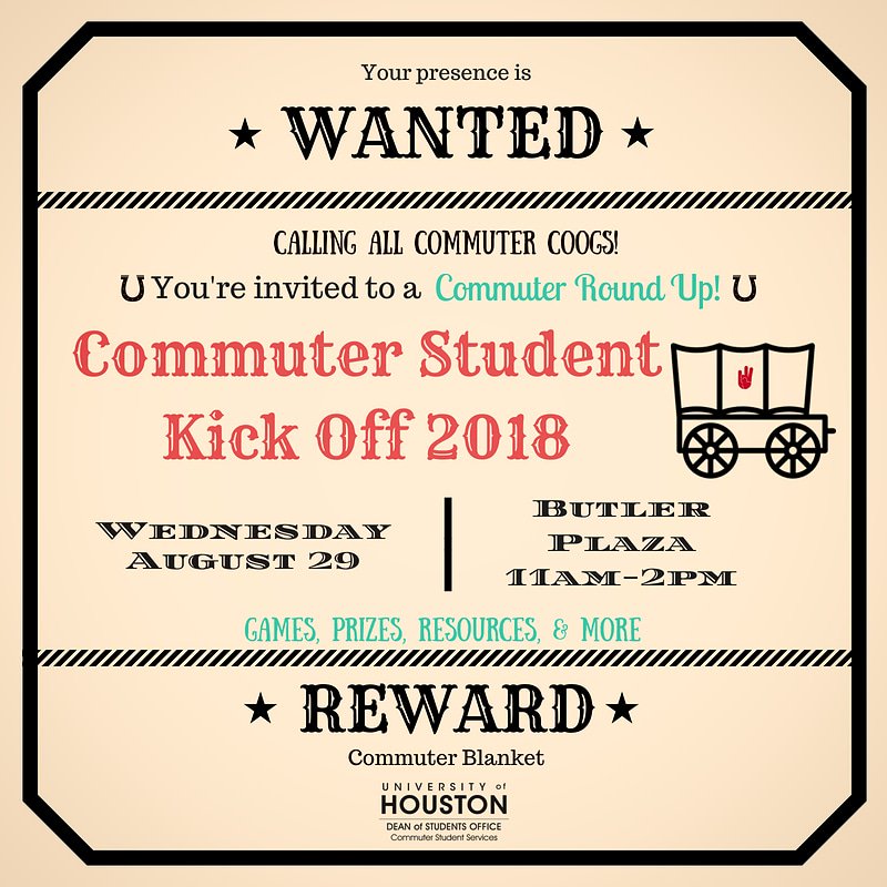 UHCommuterServ's tweet photo. SAVE THE DATE!! 🚗🤠
#UHCommuter #CoogsontheRoad https://t.co/MAmLj8G3L5