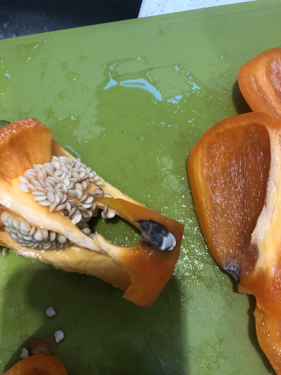 Binksie's tweet image. Looks like mould in the peppers I bought today @sainsburys &amp;amp; was about to give to my little baby?!
