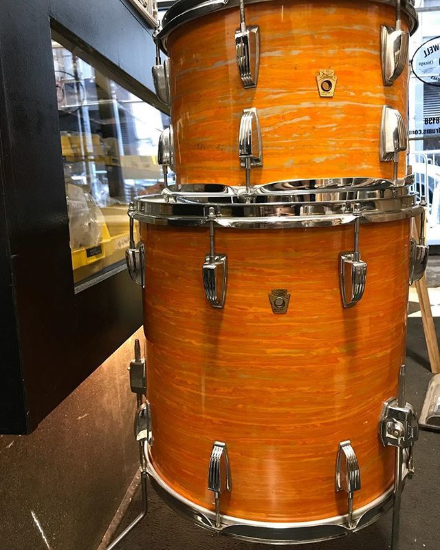 maxwelldrumshop's tweet photo. It’s getting serious. #modorange #ludwig #vintagedrums #rare #hensteeth https://t.co/Ci3Bbb4hBc https://t.co/xfWM50AR7L