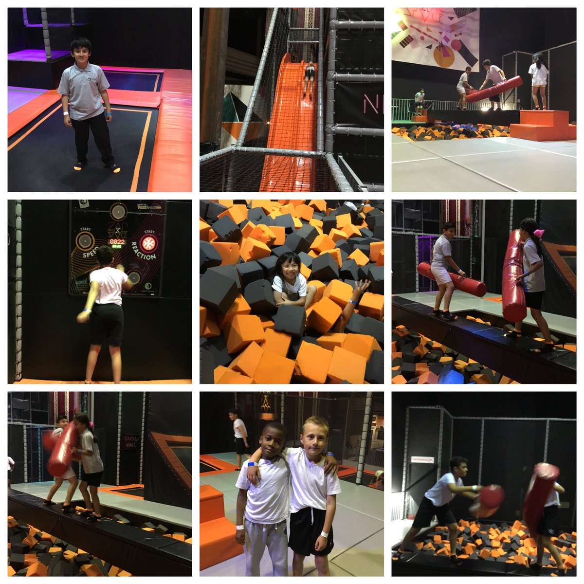 TidemillAcademy's tweet photo. It was a pleasure taking these children to the trampoline park today. They had SO much fun. #jumparound #zapspace https://t.co/vK0NxZQGmM