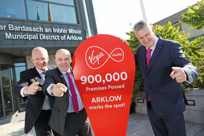 libertyglobal's tweet photo. Congratulations to @VirginMediaIEPR on a major milestone of passing 900 000 premises in Ireland! #ProjectLightning https://t.co/gJHGYrPiaT https://t.co/y5ePtSlFqG