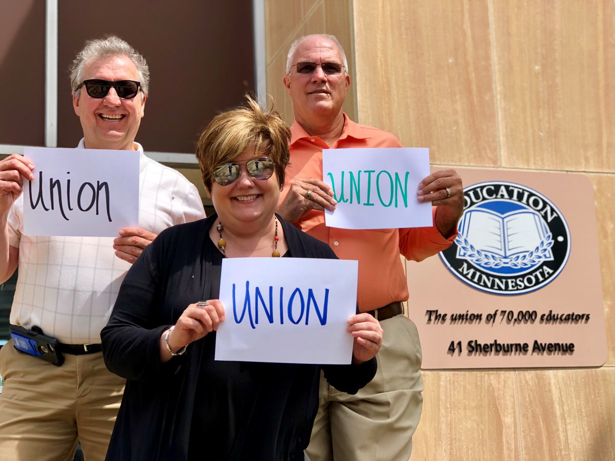 EducationMN's tweet photo. Our union is stronger than ever. A Supreme Court decision won't stop educators from joining together to advocate for their students, their profession and their communities. Period.. #powerofwemn #chooseunion #betterlivesmn https://t.co/bDwbu4c75f