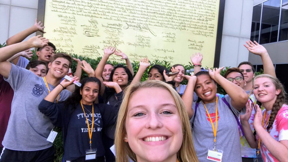 OLMA_NJ's tweet photo. Tori is loving every minute of her time at RYLA.  Check out her newest group of friends! #RYLA @OLMALeaders #LearntoLead #TriCountyRotary #OLMAInteract https://t.co/O3Ces21LQC