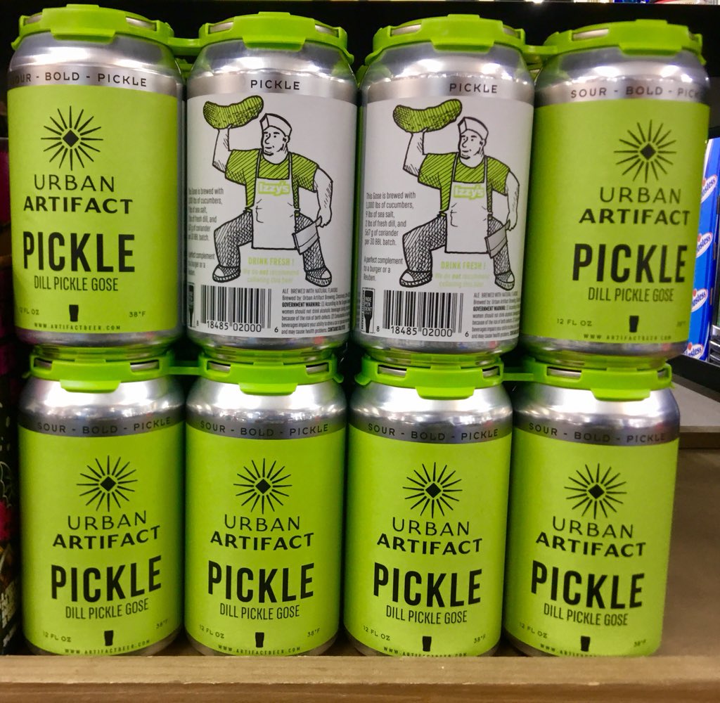 Just landed new release from @ArtifactBeer Pickle #Gose @_CraftBeer @CavBeerOH @DrinkBeerOhio @OhioCraftBeer #DrinkLocal #cincinnatibeer. @CincinnatiCraft