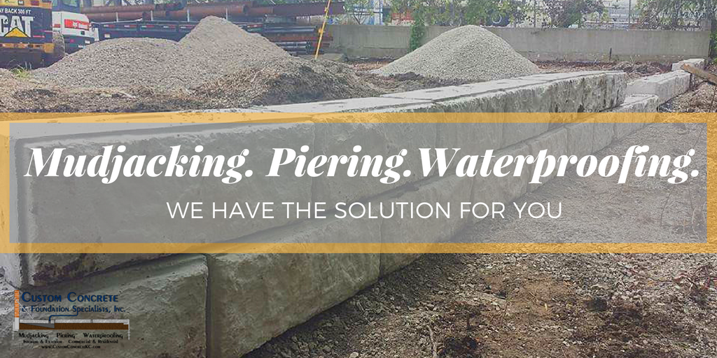 _CustomConcrete's tweet photo. Custom Concrete and Foundation Specialists, Inc. is a solid solution to all your Coaljacking/Mudjacking and Foundation Repair needs. We have been serving the Kansas City Metro area with over 45 years of experience. https://t.co/eTrwys3W7M https://t.co/Qh0AbgWOka