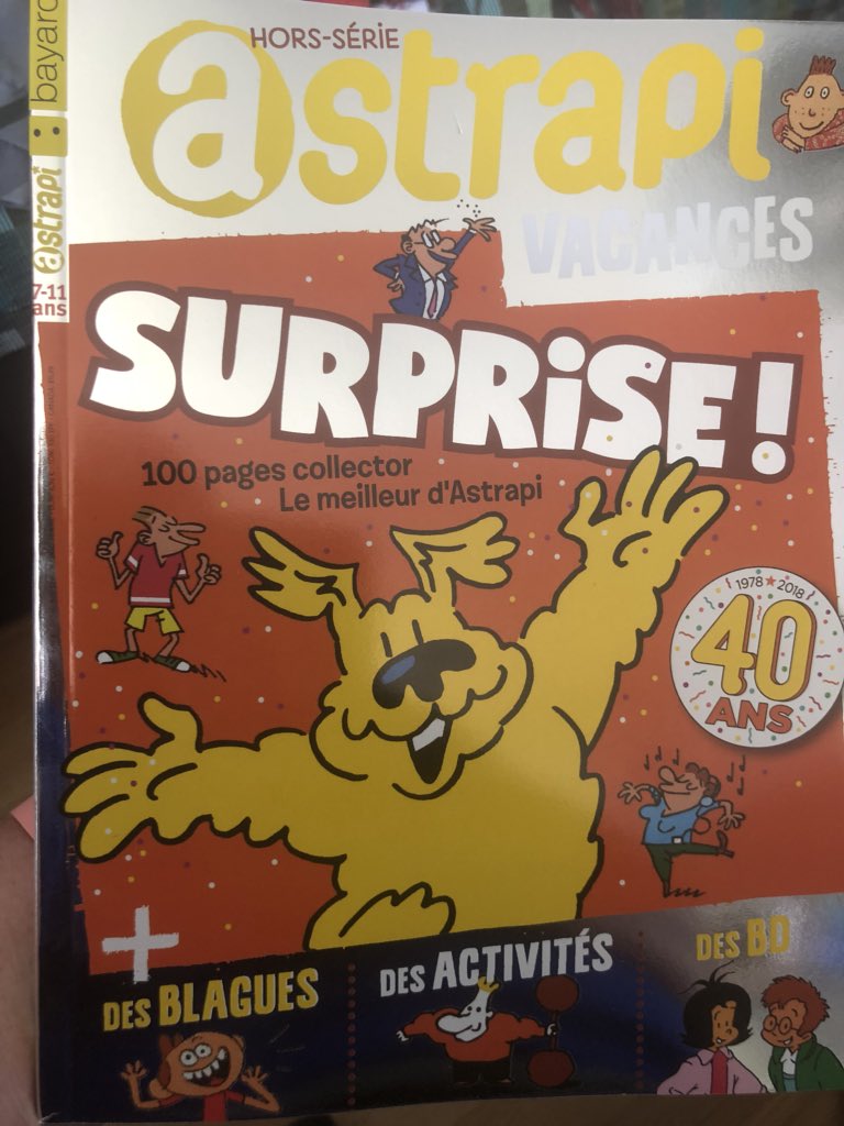 Nathalie Blochsitbon Un Hors Serie Pour Celebrer Les 40 Ans D Astrapi Joyeux Anniversaire A Ce Vieux Magazine Pour Les 7 11 Ans Astrapi Anniversaire Astrapimagazine Bayard Editions T Co Ygo1f3rqwx