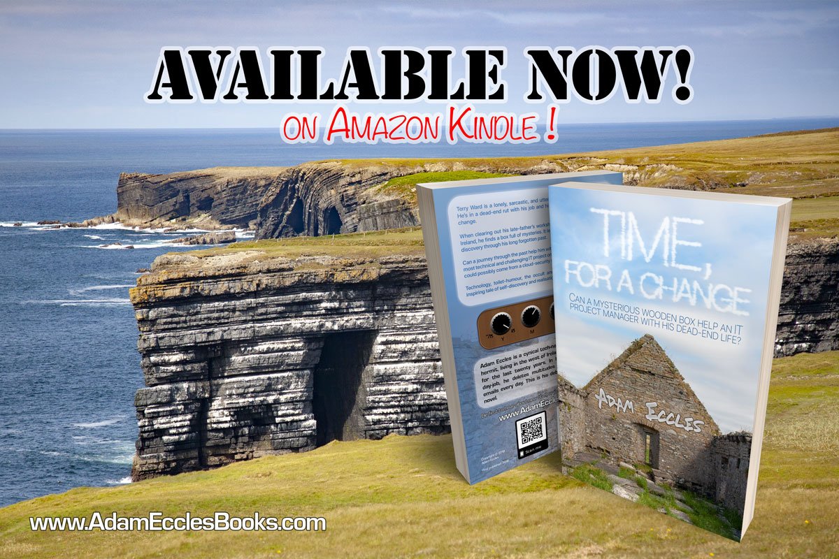 AdamEcclesBooks's tweet photo. https://t.co/sutrrOdcw3
Available now on Kindle! 

Terry Ward is a lonely, sarcastic, and utterly burnt-out IT project manager.  He’s in a dead-end rut with his job and his life. Sound familiar? Time for a change.
Technology, toilet-humour, the occult and rural Ireland! 

Get it! https://t.co/keTKbuvRM2