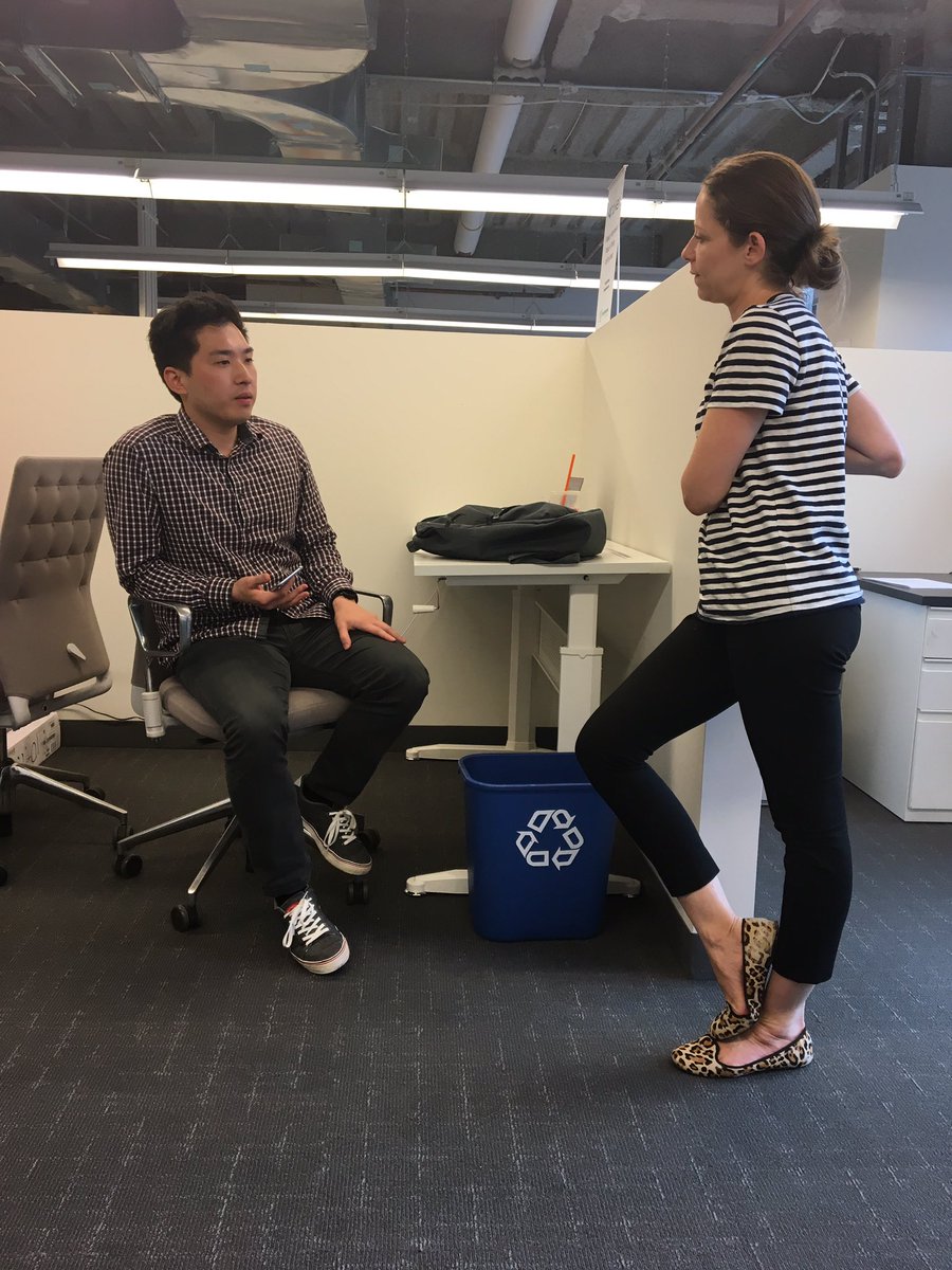 jointoken's tweet photo. Forced human interaction captured in the Token offices as @SlackHQ is yet to come back online. https://t.co/r3E5jeRWll