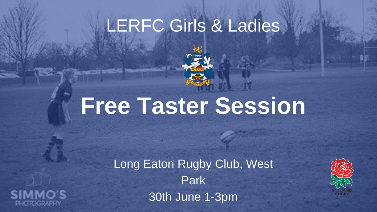 LongEatonRugby's tweet photo. Only a few days to go until our girls and ladies free taster session at West Park! If you're looking for a new challenge, rugby is a great way to stay fit, learn new skills and meet new people! Come along this Saturday 1-3pm 🙋‍♀️ https://t.co/k6nWfNQXtj