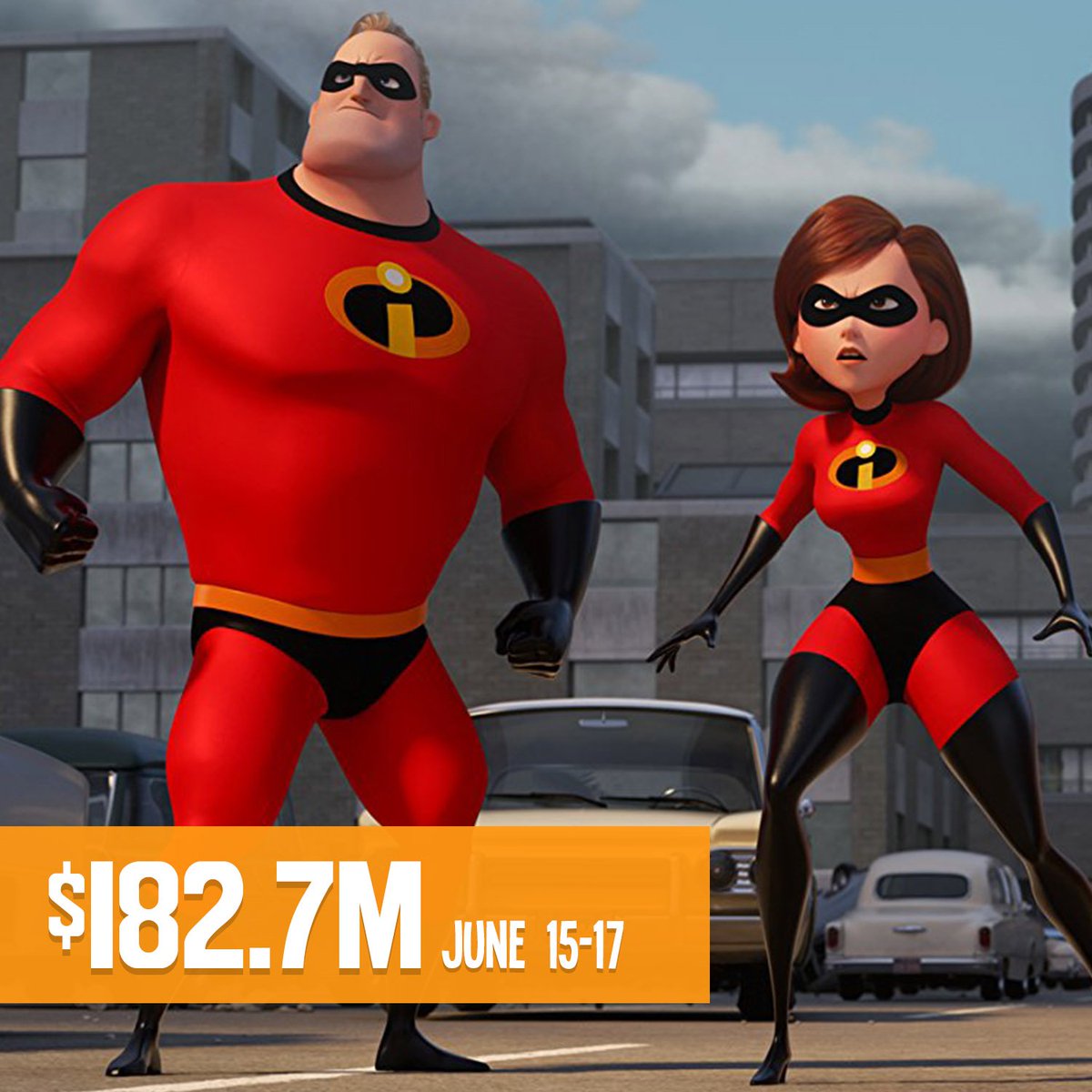 ScreenvisionLLC's tweet photo. For only the 2nd time in history, we’ve seen two consecutive weekends with movies making $100M+ debuts! Congrats to #JurassicWorldFallenKingdom and #TheIncredibles2 for their history-making success! https://t.co/SWxnrUC5Fb