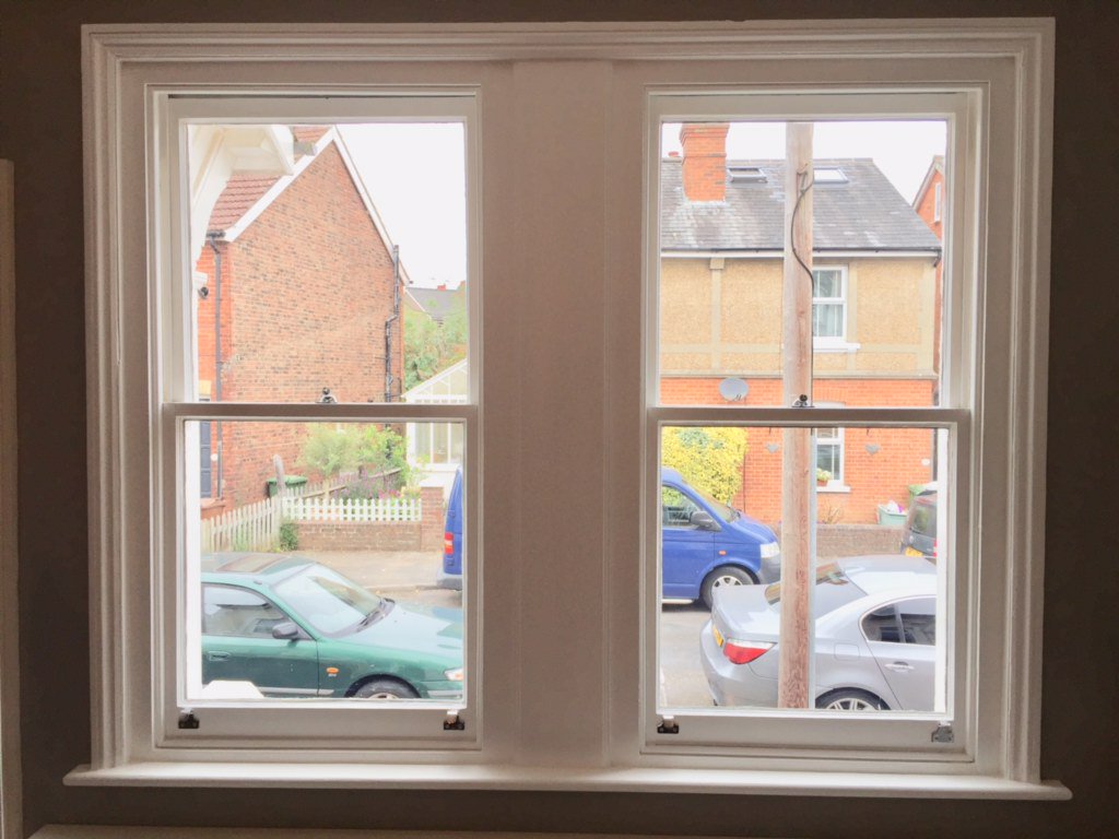 WindowSanctuary's tweet image. Before and after photos of our sash restoration in Tunbridge Wells last week #sashwindows #boxsash #sashrestoration #windowrestoration