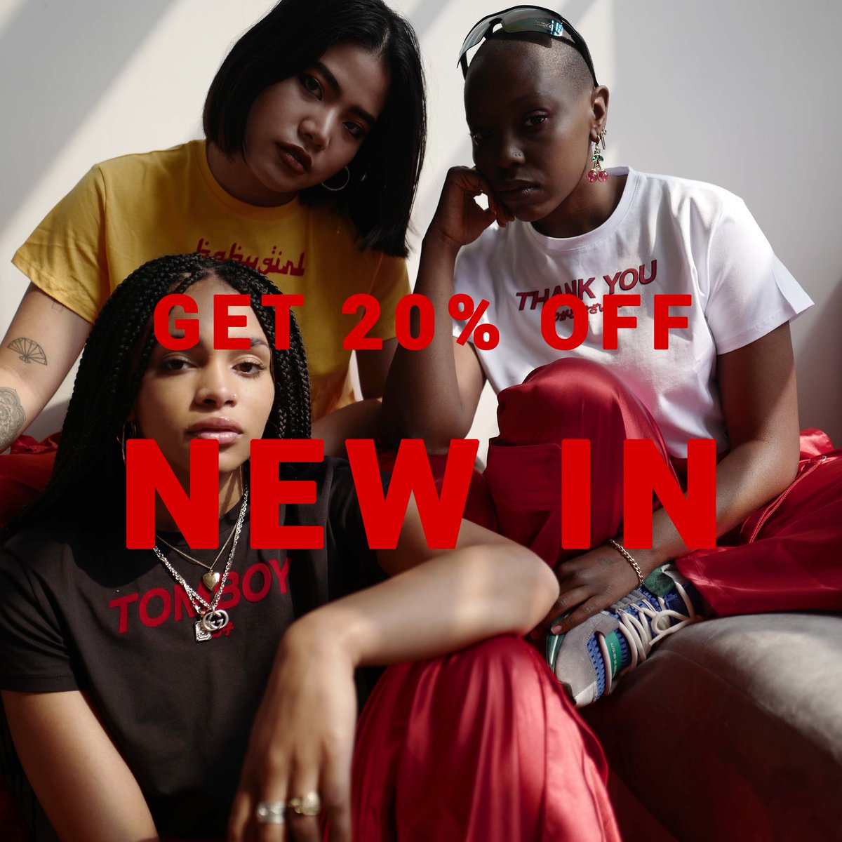 GET 20% OFF NEW IN FOR PAYDAY. Shop: goo.gl/nBRRiV