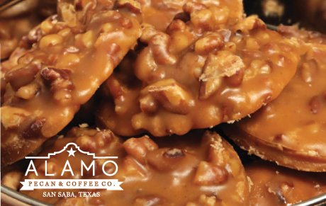 If you haven't tried our old fashioned pralines, you're missing out! Creamy smooth and loaded with #pecans! Available in singles or by the box. alamopecan.com #SanSabaTx #gotpecans #TexasHillCountry