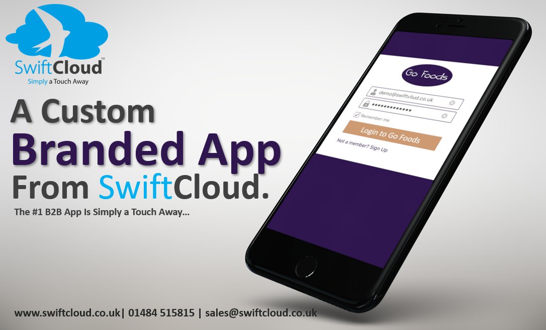 SwiftCloud's tweet image. A Custom B2B Branded App. 

The #1 B2B App is Simply A Touch Away!

Are you ready to start selling with SwiftCloud?

Book a FREE demo today! - swiftcloud.co.uk/demo-request

#b2bsales #b2bmarketing #swiftcloud