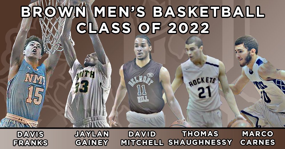 MBB:  <a href="/BrownBasketball/">bronny ball</a> will welcome five freshman in the fall as they make a run at the Ivy title.
#GoBruno 
brownbears.com/sports/m-baskb…