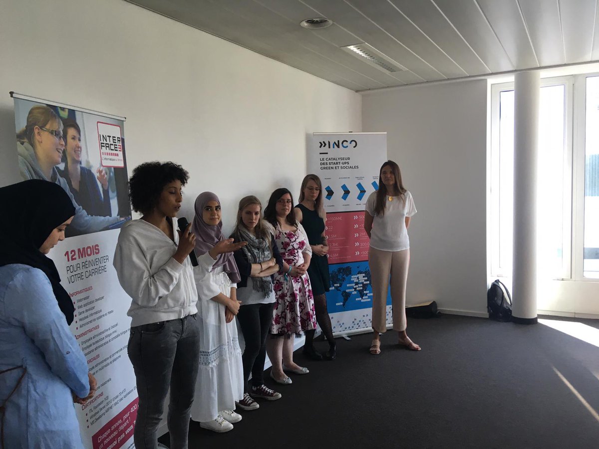 inco_group's tweet image. Félicitations à nos nouvelles diplômées ! #INCOAcademy #webmobiledevelopment #womenintech @jpmorgan #interface3