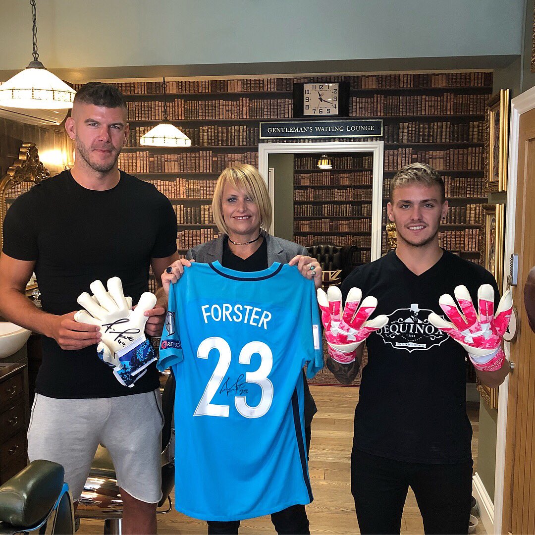EquinoxBarbers's tweet image. AUCTION FOR CHARITY! 
#Southamptonfc #GoalKeeper #FraserForster Has kindly donated Equinox 2 of his very own personal signed #England #Football shirts! &amp;amp; 2 signed #GoalKeeping Gloves to #CountessMountbatten Hospice in #Southampton 
FOR MORE INFO GOTO OUR FACEBOOK/INSTAGRAM PAGE