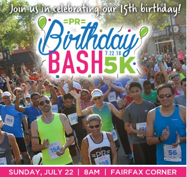 PRR_Vienna's tweet photo. We are having a party and all of our #PRRunningFamily is invited. Join us as we celebrate 15 years of serving the DMV. #BirthdayBash #PRRaces #RunVA
https://t.co/zR1ywp9jbC https://t.co/178koJ87Ty