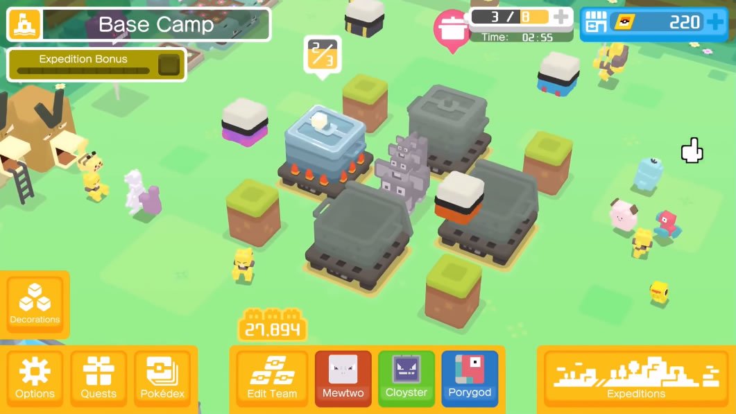 Pokémon Quest Guide - Cooking Recipes and the type of Pokémon it