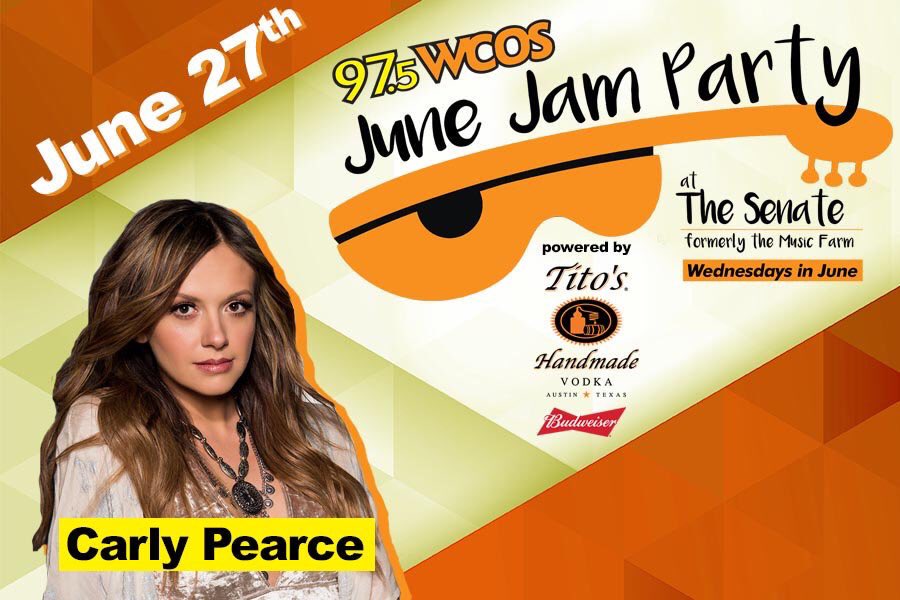 CarlyP_Connect's tweet photo. Tonight!! @carlypearce closes out the final night of @975WCOS #JuneJamParty in Columbia, South Carolina! ๐๐ป๐๐ผ
You can get tickets at the door or by using this link โข https://t.co/vBKpWKiz93 https://t.co/9wOWfjMF32