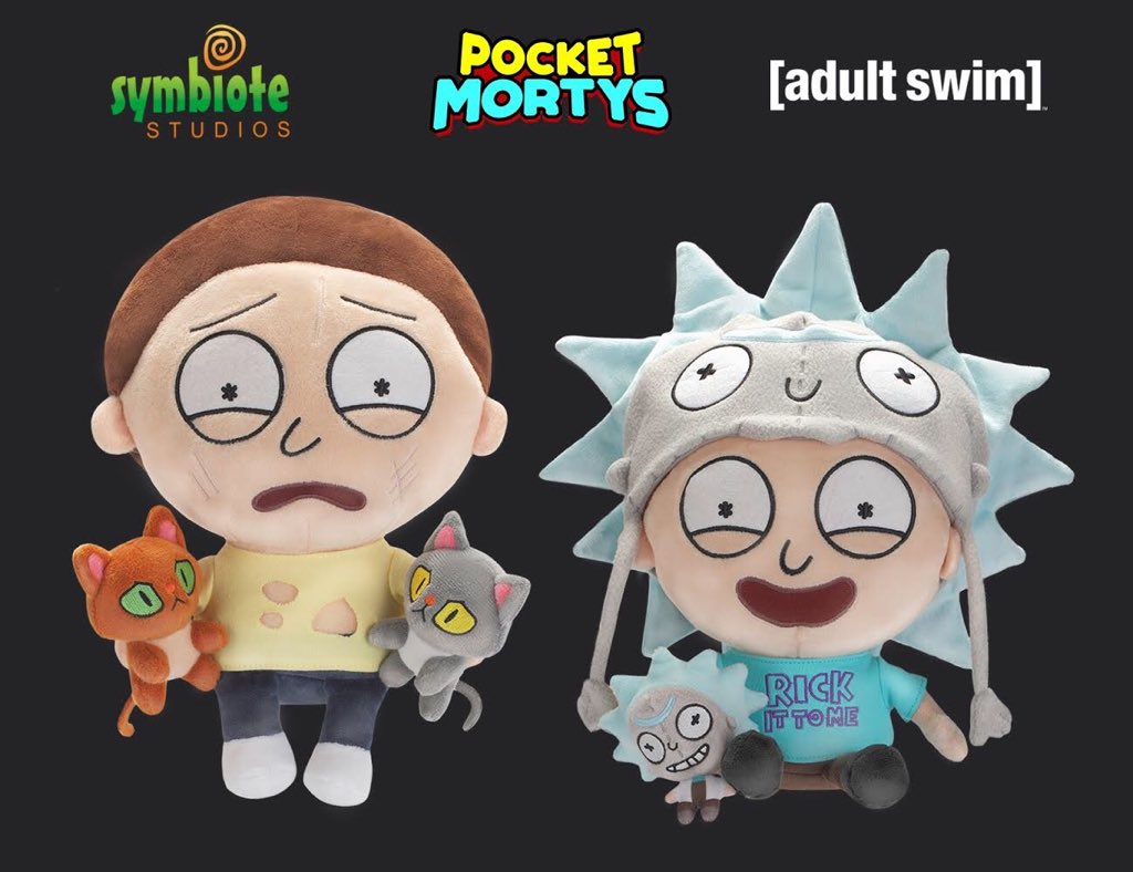 pocket mortys plush