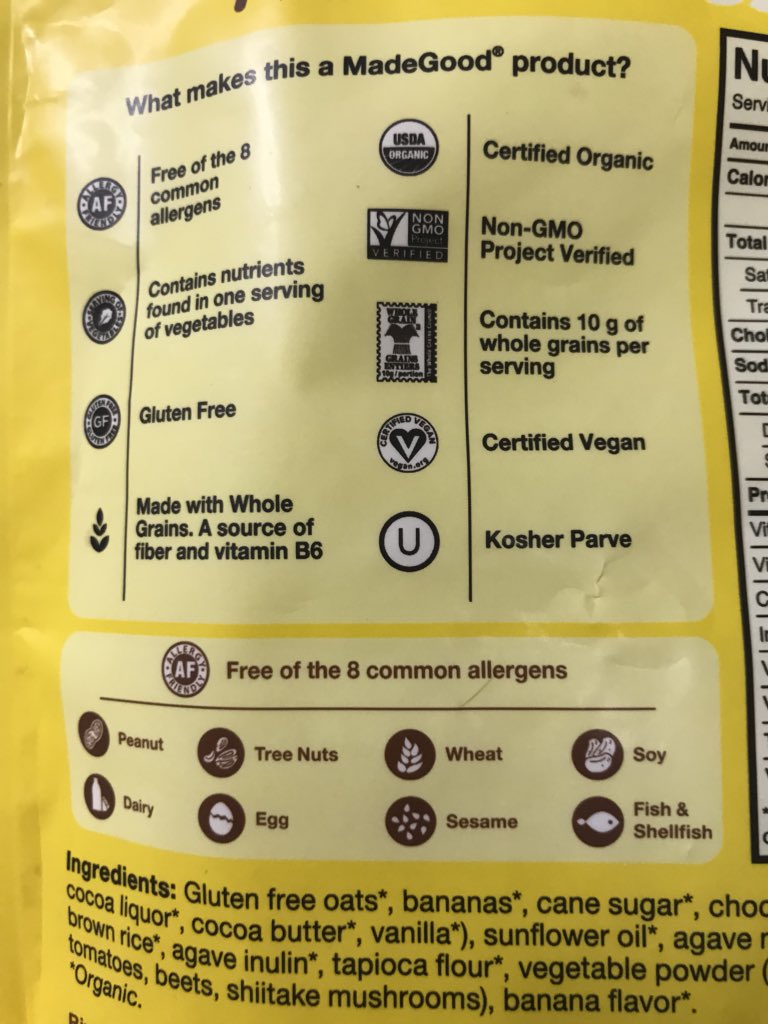 lromanke311's tweet photo. I was nervous to try these @madegoodfoods snacks once I read the bag. I mean , organic, no gluten, vegan, etc... but these things are DELICIOUS! #snacktime #healthysnack #madegood #aregood #tastegood #food https://t.co/5wKzwI9Q1l